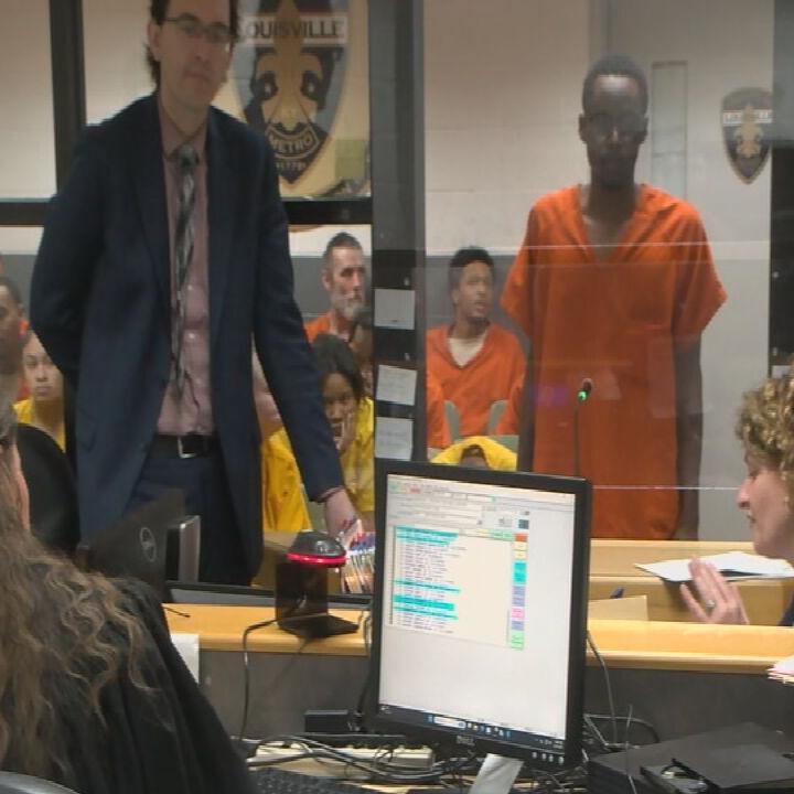 Eric Slayton murder arraignment in Louisville, Kentucky